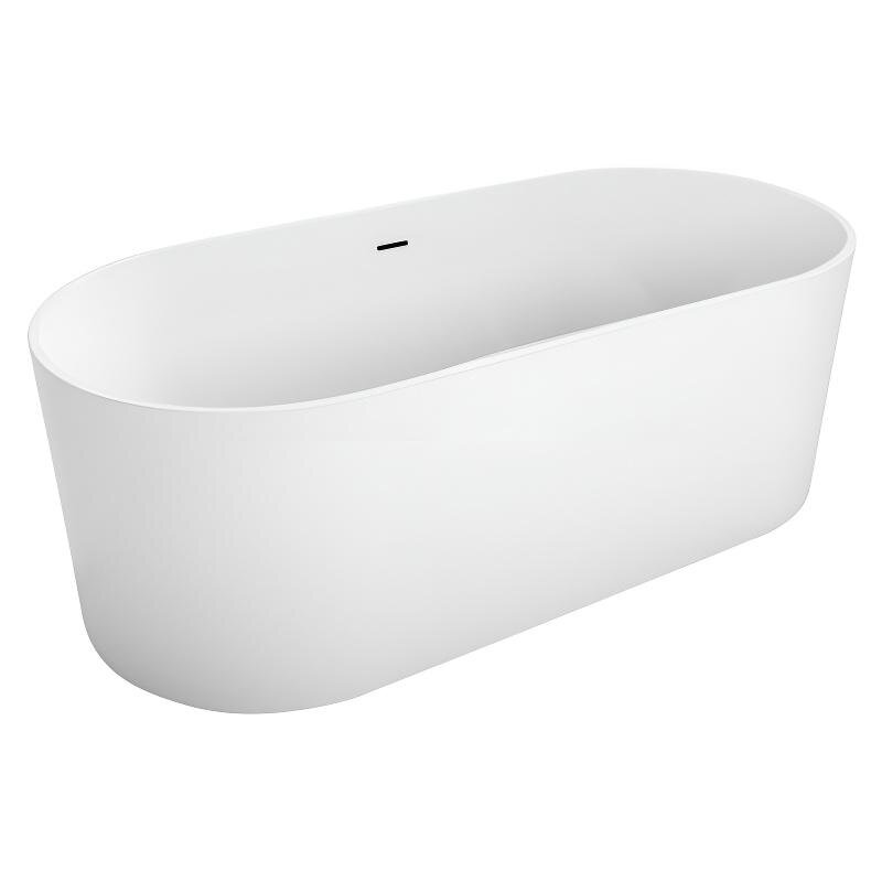 Изображение товара Ванна акриловая BelBagno BB705-1700-800, 170 х 80 см, слив-перелив в комплекте, белая