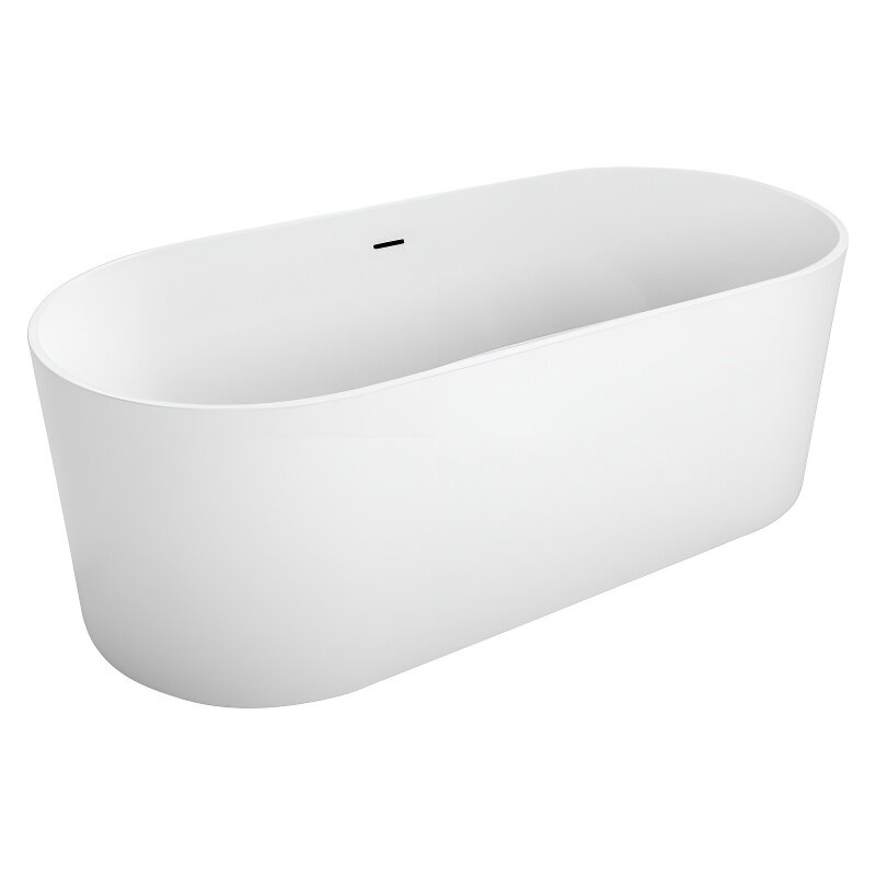 Изображение товара Акриловая ванна BelBagno BB705-1800-800, овальная, 180x80 см, белая