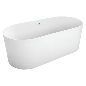 Изображение товара Ванна акриловая BelBagno BB705-1800-800, 180 х 80 см, слив-перелив в комплекте, белая