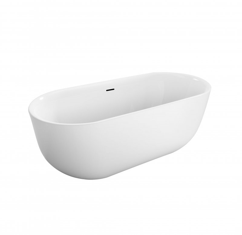 Изображение товара Акриловая ванна BelBagno BB706-1800-800, 180х80 см, белая, отдельно стоящая
