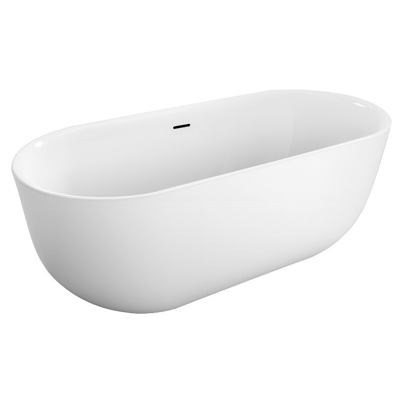 Изображение товара Акриловая ванна BelBagno BB706-1800-800, 180х80 см, белая, отдельно стоящая