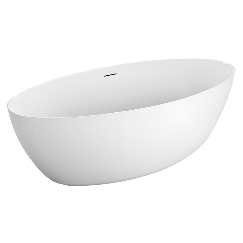 Изображение товара Ванна акриловая BelBagno BB707-1860-880, 185 х 90 см, слив-перелив в комплекте, белая