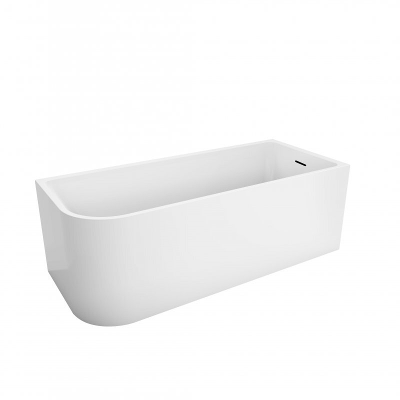 Изображение товара Акриловая угловая ванна BelBagno L/R 150х75 см белая без гидромассажа Италия