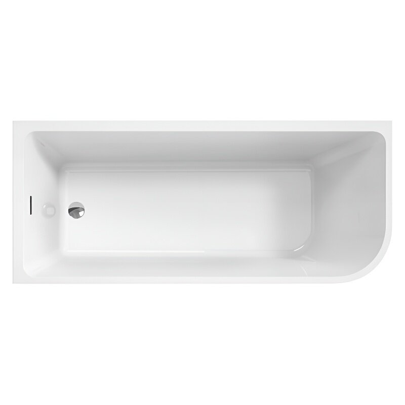 Изображение товара Акриловая ванна BelBagno BB712-1700-730-L/R угловая 170x75 см белая Изображение товара Акриловая ванна BelBagno BB712-1700-730-L/R угловая 170x75 см белая