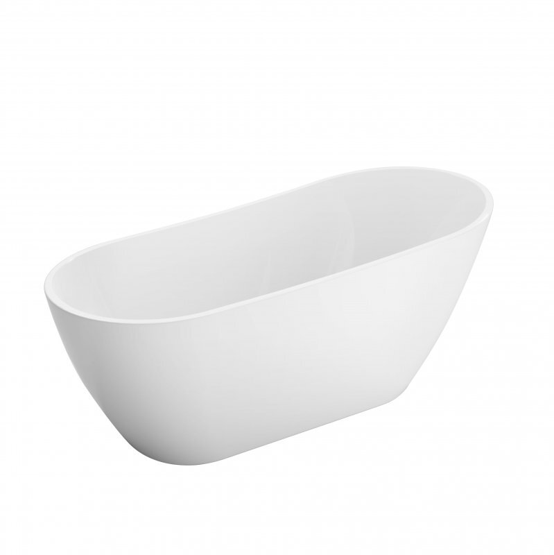 Изображение товара Акриловая ванна BelBagno 170x80 см, белая, модель BB704-1700-800-K, итальянское качество