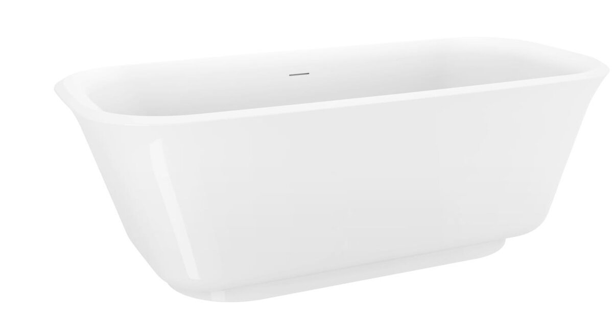 Изображение товара Акриловая ванна BelBagno Due 170х80 см, белая, Италия, с ножками