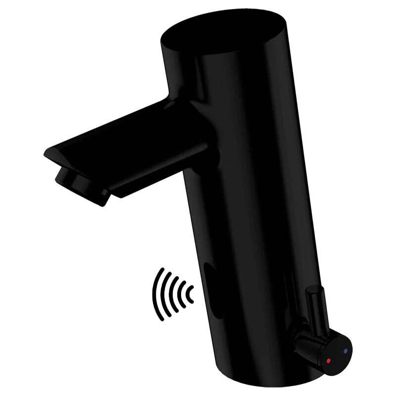 Изображение товара Смеситель сенсорный Nofer для раковины, черный, 07261M.N