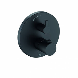 Изображение товара Смеситель Kludi Nova Fonte 208353915 для душа, с термостатом, цвет черный матовый