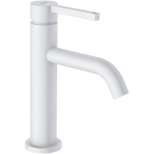 Изображение товара Смеситель для раковины Kludi Nova Fonte Pura 202895315, с донным клапаном, цвет белый матовый