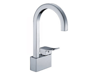 Изображение товара Кухонный смеситель WasserKRAFT Aller 1067 с поворотным изливом хром