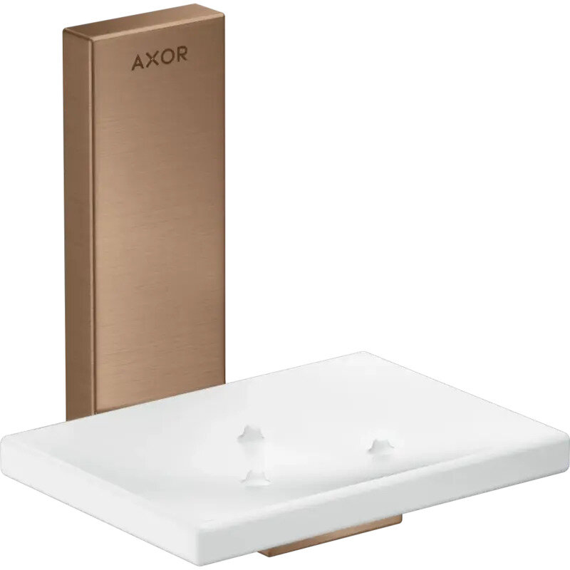 Изображение товара Мыльница Axor Universal Rectangular Accessories, шлифованное красное золото, 42605310 Изображение товара Мыльница Axor Universal Rectangular Accessories, шлифованное красное золото, 42605310