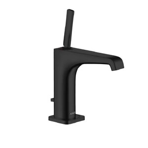 Изображение товара Смеситель для раковины Axor Citterio E 36100670 черный матовый с донным клапаном