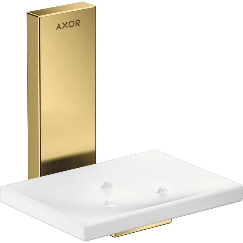 Изображение товара Мыльница Axor Universal Rectangular аксессуары в золоте для ванной комнаты Изображение товара Мыльница Axor Universal Rectangular аксессуары в золоте для ванной комнаты