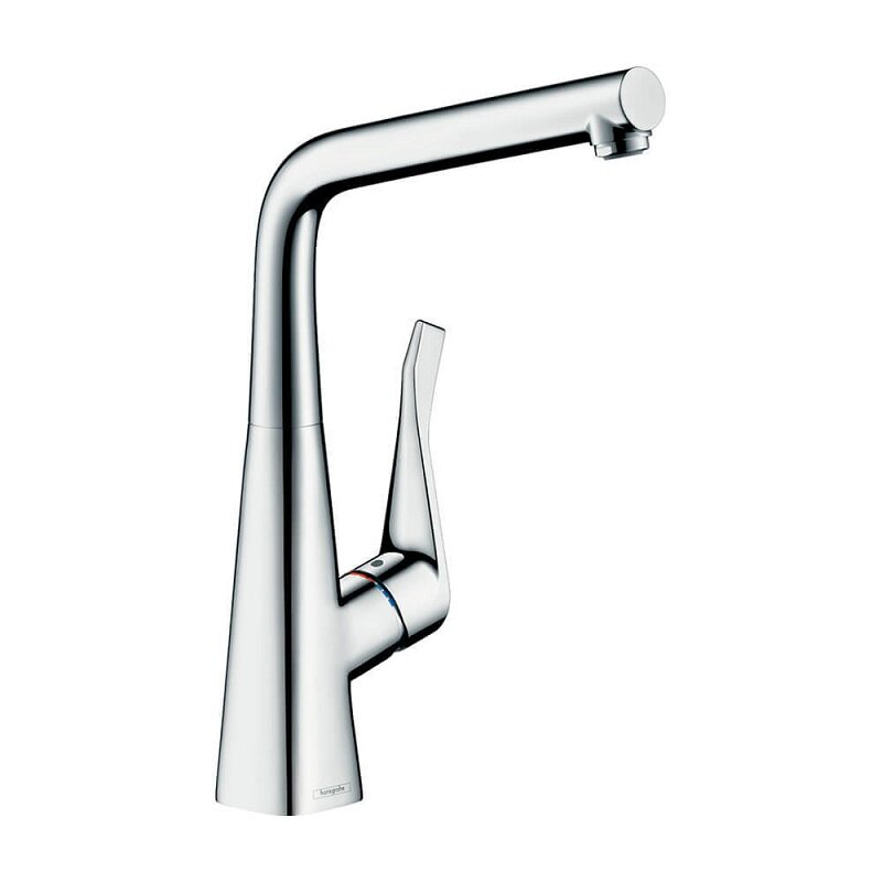 Изображение товара Смеситель для кухонной мойки Hansgrohe Metris хром однорычажный с поворотным изливом