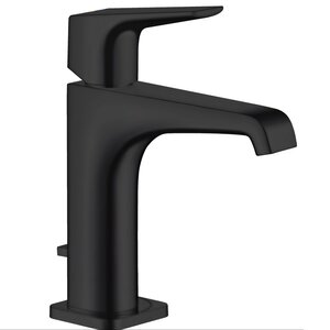 Изображение товара Смеситель для раковины Axor Citterio E 36110670 с донным клапаном черный матовый