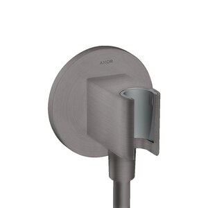 Изображение товара Шланговое подсоединение с держателем Axor ShowerSolutions 36733340, цвет шлифованный черный хром Изображение товара Шланговое подсоединение с держателем Axor ShowerSolutions 36733340, цвет шлифованный черный хром