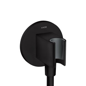 Изображение товара Шланговое подсоединение с держателем Axor ShowerSolutions 36733670, цвет черный матовый