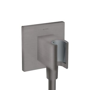 Изображение товара Шланговое подсоединение с держателем Axor ShowerSolutions 36734340, цвет шлифованный черный хром Изображение товара Шланговое подсоединение с держателем Axor ShowerSolutions 36734340, цвет шлифованный черный хром