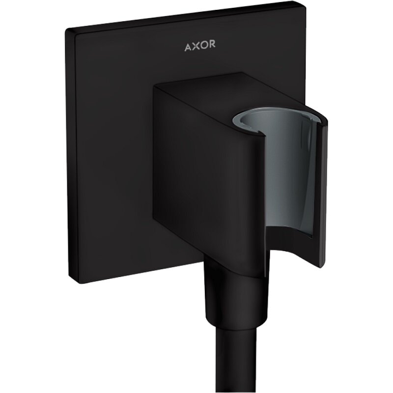 Изображение товара Шланговое подсоединение с держателем Axor ShowerSolutions 36734670, цвет черный матовый