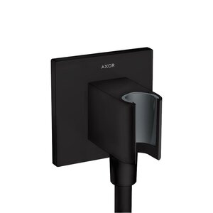 Изображение товара Шланговое подсоединение с держателем Axor ShowerSolutions 36734670, цвет черный матовый Изображение товара Шланговое подсоединение с держателем Axor ShowerSolutions 36734670, цвет черный матовый