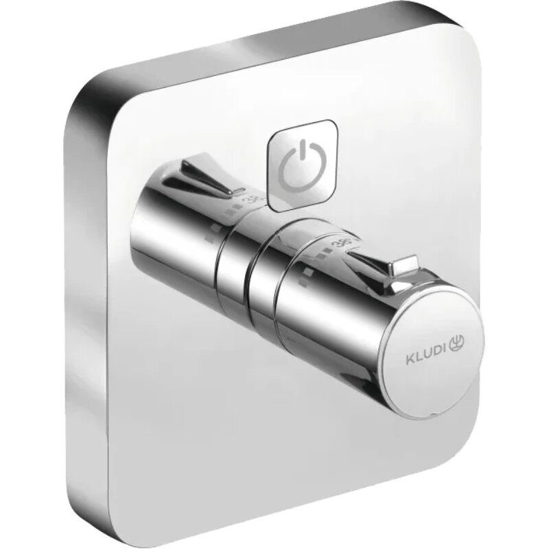 Изображение товара Смеситель Kludi Push 389010538 для душа, термостатический, цвет хром