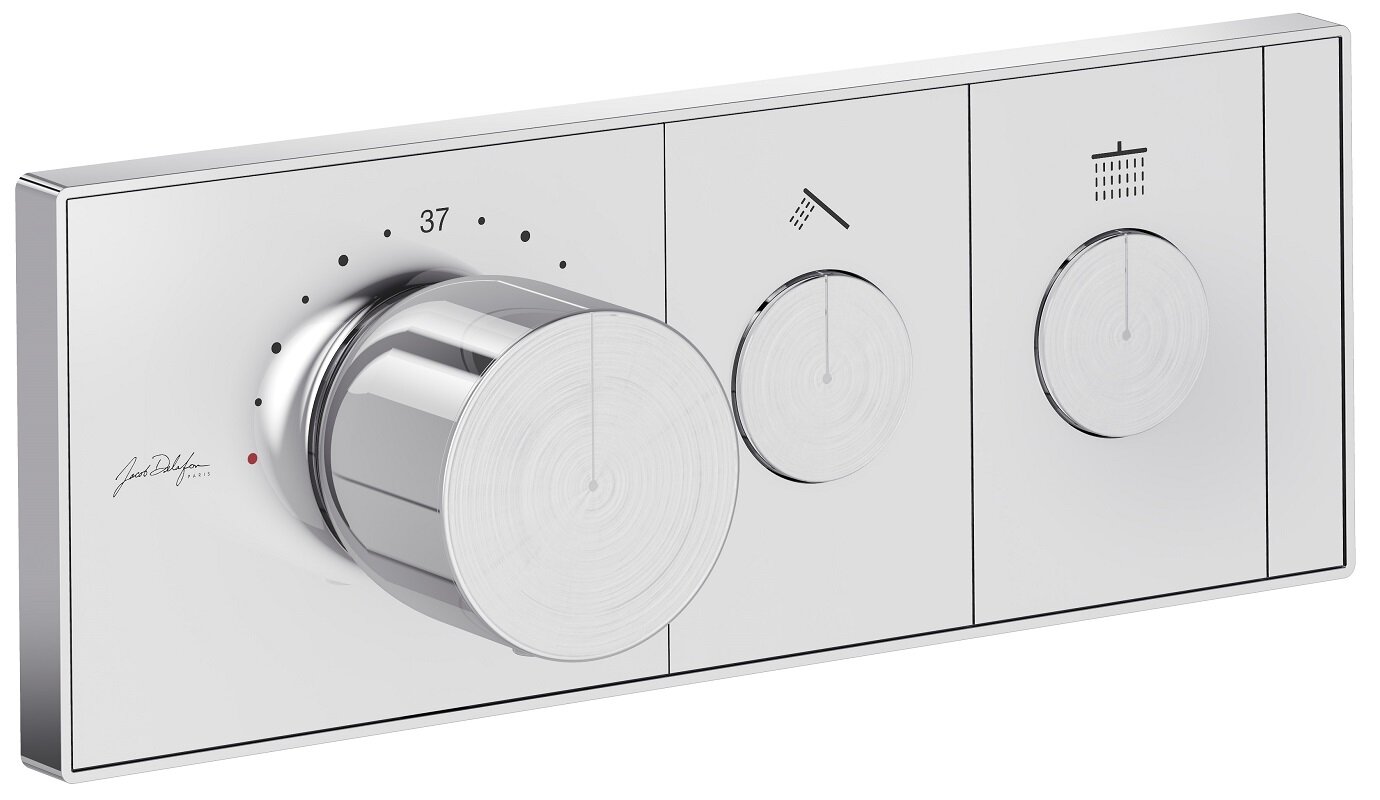 Изображение товара Jacob Delafon Grands Boulevards термостатический смеситель душа E26346-9-CP хром