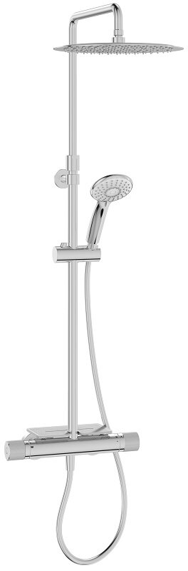 Изображение товара Душевая система Jacob Delafon Rivoli термостатическая с верхним душем 30 см хром