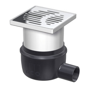 Изображение товара Трап Aco Easyflow для душа 15x15 см нержавеющая сталь с гарантией 10 лет