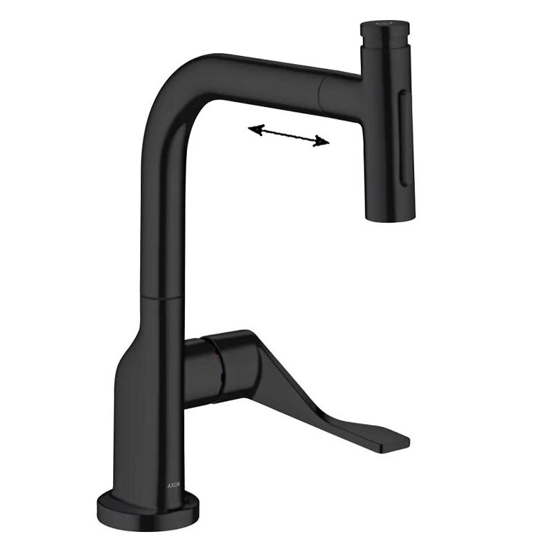 Изображение товара Смеситель для кухонной мойки Axor Citterio 39863670 с вытяжным изливом