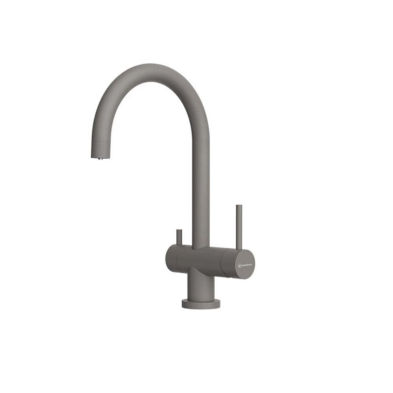 Изображение товара Omoikiri Yamada GR-P 4974261 — смеситель для кухни под фильтр, серый