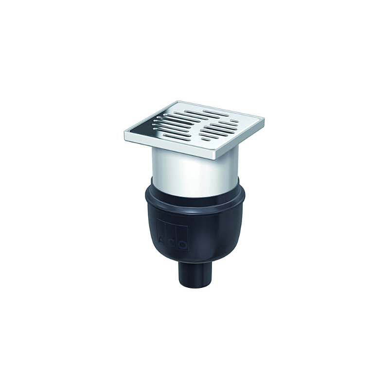 Изображение товара Трап Aco Easyflow для душа 15x15 см из нержавеющей стали, вертикальный выпуск DN 50 Изображение товара Трап Aco Easyflow для душа 15x15 см из нержавеющей стали, вертикальный выпуск DN 50