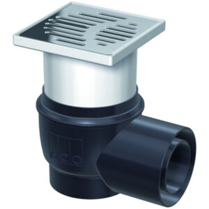 Изображение товара Трап Aco Easyflow для душа, 15 x 15 см, цвет нержавеющая сталь, 2700.05.77