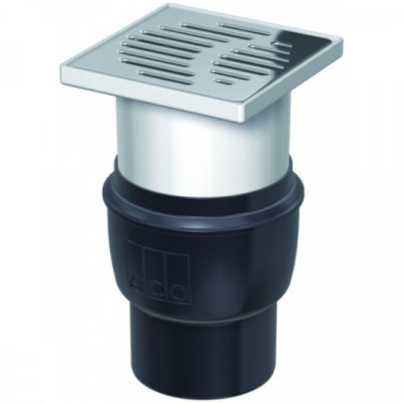 Изображение товара Душевой трап Aco Easyflow 15x15 см из нержавеющей стали для пола, Германия
