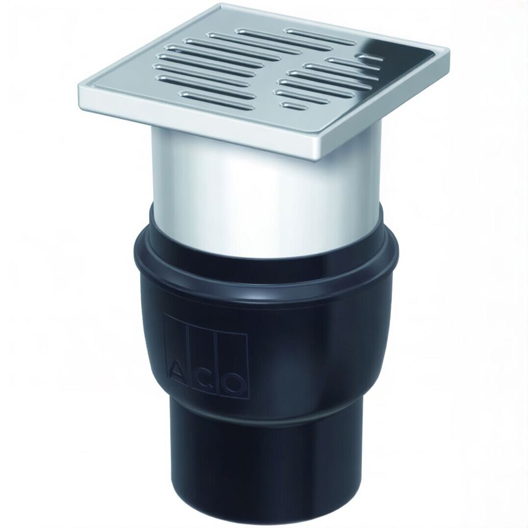 Изображение товара Трап Aco Easyflow для душа, 15 x 15 см, цвет нержавеющая сталь, 2710.55.77 Изображение товара Трап Aco Easyflow для душа, 15 x 15 см, цвет нержавеющая сталь, 2710.55.77
