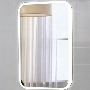 Изображение товара Зеркало Relisan Alexandria 70 х 90 см, с LED подсветкой и сенсорным выключателем, Гл000025224