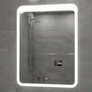 Изображение товара Зеркало Relisan Antica 80 х 90 см, с LED подсветкой и сенсорным выключателем, Гл000025293