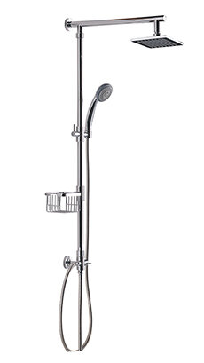 Изображение товара Душевой гарнитур WasserKRAFT A016 с верхним душем 22х14 см хром Германия