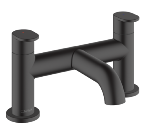 Изображение товара Смеситель для ванны и душа Hansgrohe Vernis Blend, 71442670, монтаж на борт ванны, черный матовый