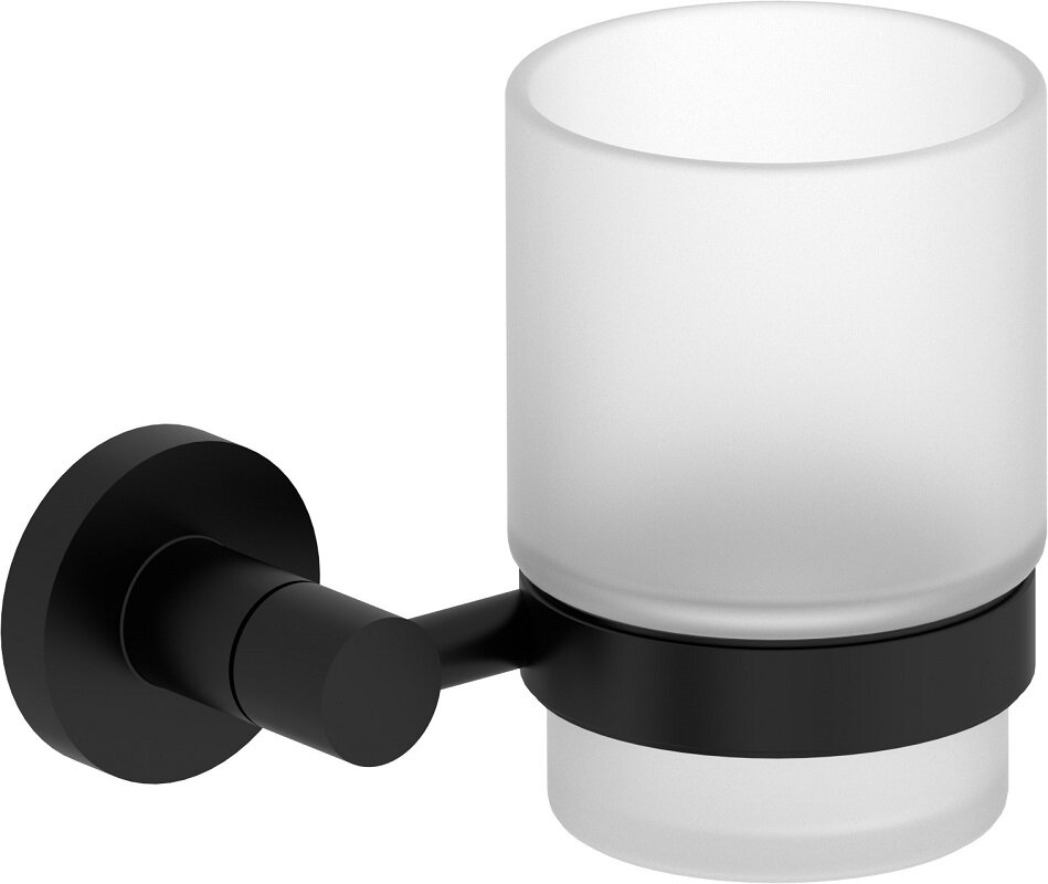 Изображение товара Стакан для щеток Jacob Delafon Eo, настенный черный матовый, France