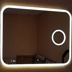 Изображение товара Зеркало Relisan Constance 90x70 см с LED подсветкой и сенсорным выключателем