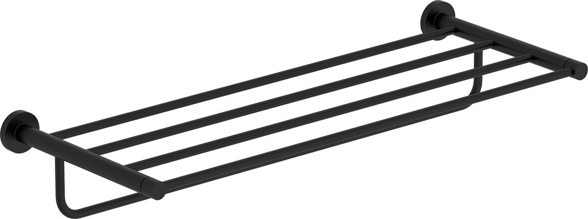 Изображение товара Полка для полотенец Jacob Delafon Eo, 60 см, черный матовый