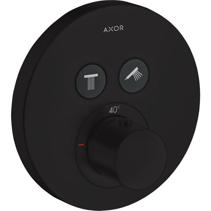 Изображение товара Смеситель для душа Axor ShowerSolutions термостатический черный матовый