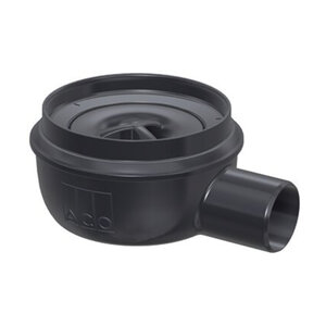 Изображение товара Душевой трап Aco ShowerPoint 15x15 см без решетки черный гидрозатвор Германия