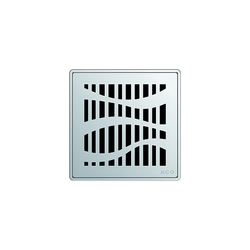 Изображение товара Решетка Aco ShowerPoint для трапа, 15 x 15 см, квадратная, цвет нержавеющая сталь, 5141.20.26