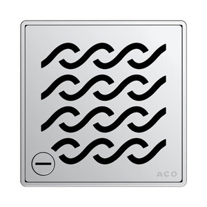 Изображение товара Решетка Aco ShowerPoint для трапа 15x15 см нержавеющая сталь угловая