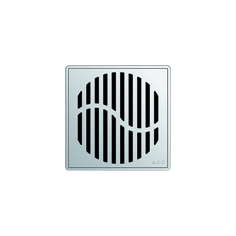 Изображение товара Решетка Aco ShowerPoint для трапа, 15 x 15 см, квадратная, цвет нержавеющая сталь, 5141.08.28