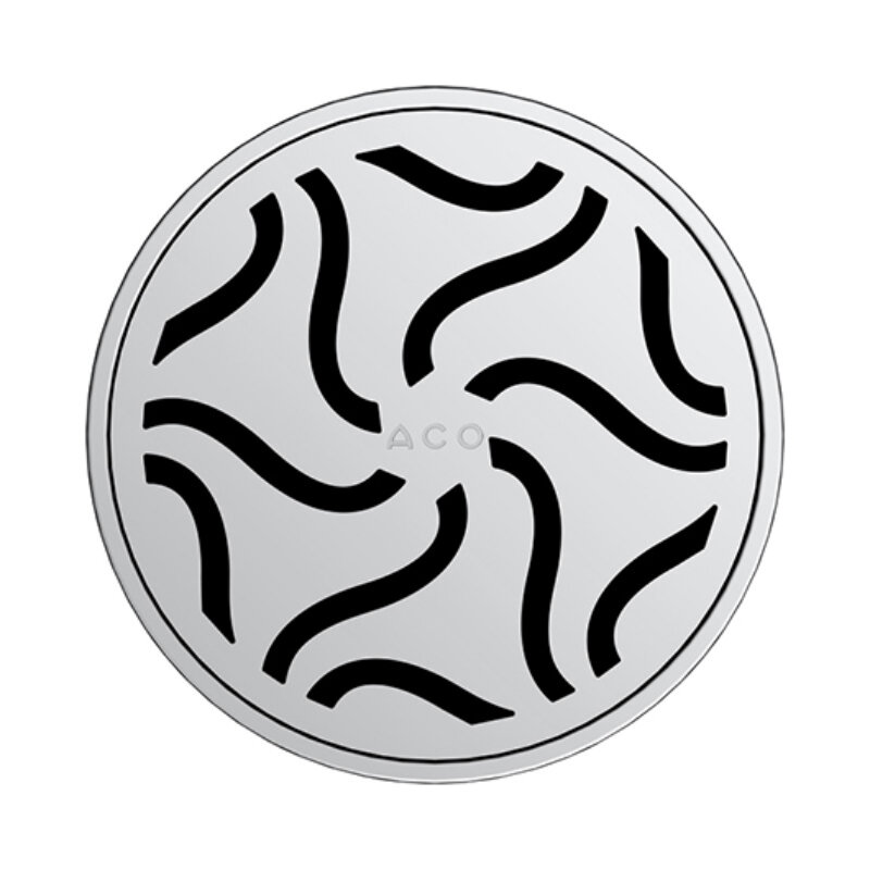 Изображение товара Решетка Aco ShowerPoint 15x15 см нержавеющая сталь круглая для дренажных систем