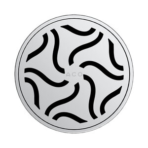 Изображение товара Решетка Aco ShowerPoint для трапа, 15 x 15 см, круглая, цвет нержавеющая сталь, 5141.25.29