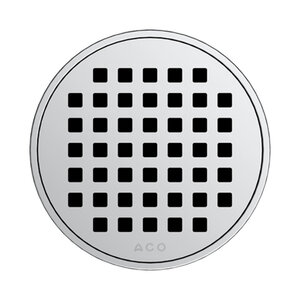 Изображение товара Решетка Aco ShowerPoint для трапа, 15 x 15 см, круглая, цвет нержавеющая сталь, 5141.25.22