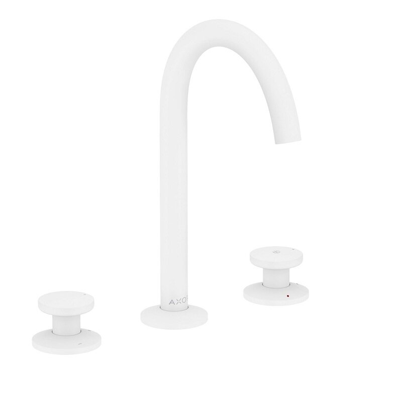 Изображение товара Смеситель для раковины Axor One 48070700 с донным клапаном белый матовый